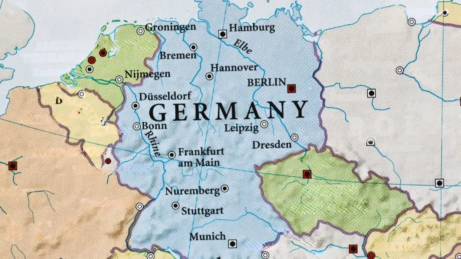 Mapa Alemania