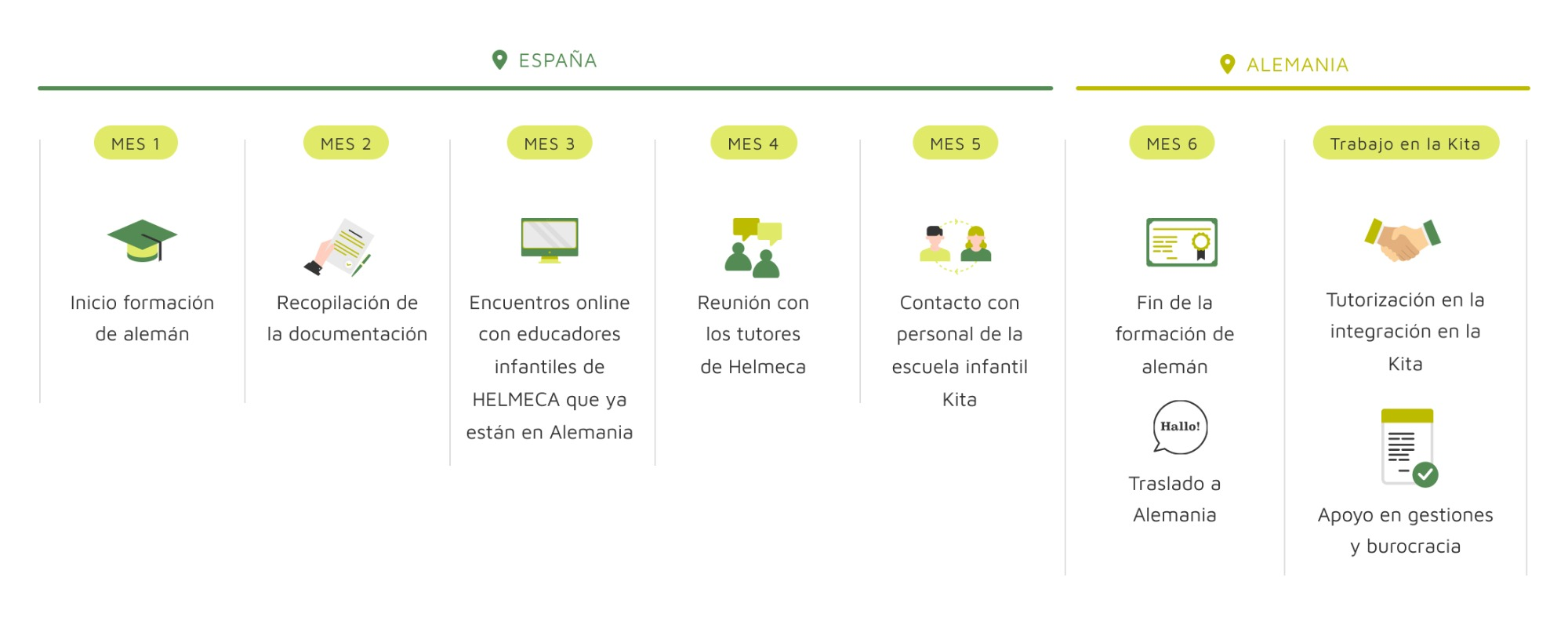 fases del programa helmeca