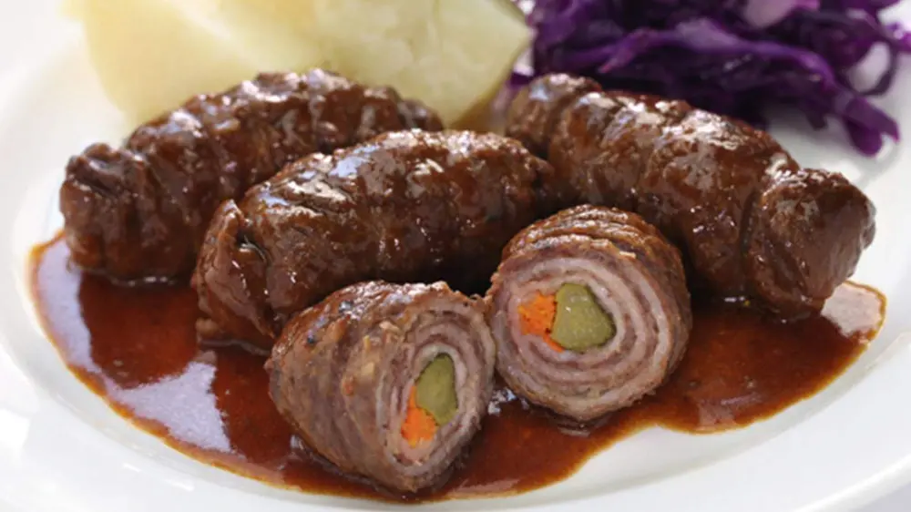 Roulade una de las comidas más típicas de Alemania